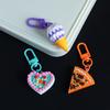 Llavero gourmet de simulación de resina, colgante pequeño de bolsa de comida creativa, adornos para mochila escolar de estudiante, bolsa de auriculares, regalo pequeño