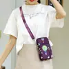 5 Bolsos para Teléfono Móvil para Mujer, Mini Bolsos Cruzados, Bolsos de Tela para Teléfono Móvil de Verano, Colgantes Verticales para el Cuello, Portafolletos de Muñeca Portátiles