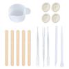 Juego de Herramientas para Mezclar Resina DIY Molde Taza Dispensadora Palito de Helado Funda para Dedo Gotero Juego de Palitos Mezcladores Venta al por Mayor