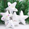 Decorações de Árvore de Natal Decoração de Natal Presentes Bolas de Natal Espuma de Neve Estrela de Cinco Pontas Bola de Neve Neve Estrela de Cinco Pontas