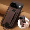 Adecuado para Google 11ProXL funda de teléfono con anillo de hebilla para correa de muñeca Pixel 10 tarjetero soporte plano funda de cuero