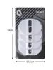Almohadilla protectora para cerradura de puerta de coche, cojín amortiguador de puerta, pegatina anti-colisión engrosada para puerta de coche, cerradura de puerta universal de fibra de carbono