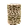 Cuerda de Cáñamo Gruesa y Delgada de Alta Calidad al Mayoreo Cuerda de Yute Cuerda para Gatos Cuerda de Cáñamo Tejida Decorativa Vintage Manualidades de Jardinería Cuerda de Cáñamo Delgada