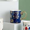 Estación independiente etiquetado transfronterizo en nombre de la taza de café de cerámica de moda ojo del diablo taza de café tendencia europea juego de platillo