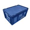 Caja de plástico gruesa Vdaklt Caja de volteo rectangular grande azul Caja de plástico Almacenamiento Flujo Volteo Caja de plástico