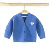 Malhas Tricô Infantis para Meninos e Meninas, Roupas de Outono e Inverno, Roupas de Fora para Bebês, Peças de Baixo Tricô para Bebês e Crianças Pequenas, Cardigans para Bebês, Macio