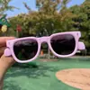 Óculos de Sol Polarizados de Silicone para Crianças Meninas Ano Cruzamento Estilo Coreano Europeu e Americano Avançado Estilo Simples Óculos de Sol da Moda Crianças