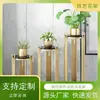 ¡Guau! Soporte de Hierro Estilo Nórdico Personalizado para Plantas para Sala de Estar, Uso en Casa, Decoración junto al Mueble de TV, Fabricante de Soporte de Flores de Pie