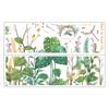 Jaula de pájaros floral de estilo pastoral, arbustos de flores, rodapié, pegatinas de pared, habitación de niños de jardín de infantes, decoración fresca para el hogar MG9136