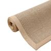 Tapete de Sisal para Sala de Estar, Estudo, Tapete de Mesa de Centro, Quarto Cobertura Total Linho Tecido à Mão Palha Juta Material Tatami para Uso Doméstico