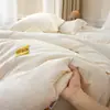 Colcha tipo gofre A 55% fibra de soja Li Guanqi 100% algodón para dormitorios estudiantiles, colcha cálida de algodón puro para primavera y otoño, colcha engrosada para invierno