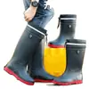 Botas de Lluvia para Hombre Nuevas Primavera y Verano Caña Media Impermeables Antideslizantes Resistentes al Desgaste Zapatos de Agua Forrados de Lana Trabajo Pesca Lavado de Coches Cocina Zapatos de Goma