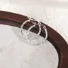 Pendientes de Aro Retorcido de Plata de Ley S925 de Alta Gama para Mujer, Pendientes de Aro Grandes, Pendientes de Círculo Dorados Retro, Estilo Exagerado