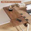 Placa de extensão para mesa, uso em escritório, sem necessidade de furação, painel de mesa extensível, suporte de braço dobrável, bandeja para teclado