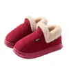 Pantuflas de algodón afelpado para mujer con tacto suave, nuevo modelo otoño e invierno 2026, pantuflas de algodón afelpado engrosado cálidas para el hogar de interior para mujer