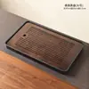 Bandeja de Chá Doméstica de Bambu Porta-copos de Chá Drenante Conjunto de Chá Kung Fu Armazenamento de Água Pequena Mesa de Chá Seco Chá Seco Estilo Zen Doméstico