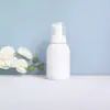 Nuevo Producto Botella de Espuma Blanca para Mascotas 300ml Botella Cilíndrica Transparente Botella de Mousse de Aminoácidos Botella con Dispensador de Espuma Cepillo de Silicona
