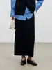 Conjunto de Dos Piezas de Chaleco de Punto de Lana y Falda Estilo Coreano 2026 Nuevo Otoño Temprano Moda para Mujer Conjunto de Suéteres Simples para Superponer