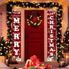 Amazon Transfronterizo Nuevo Couplet Navideño Decoración para Fiesta Navideña Bandera Colgante de Atmósfera Decoración de Porche Cascanueces