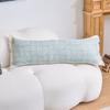 Yimanqiyun Almofada Jacquard Multicor para Sofá Sala de Estar Almofada Longa para Dormir Perna Almofada de Cabeceira Canto da Janela Almofada de Costas