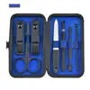 Set de 18 Piezas de Cortauñas de Fábrica en Stock en Color Rosa Suave de Acero Inoxidable para Uso en Casa, Set de Herramientas para Pedicura y Manicura