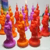 Tailandia Regalo Hecho a Mano Velas Artesanales Giro Aromaterapia Velas Hechas a Mano de Nueve Zorros Estilo Completo Lote Mixto