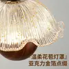 Lámpara de araña de lujo ligero estilo francés para mesita de noche de dormitorio con capullos de flor de pan de oro, creando una atmósfera acogedora, adecuada para mesa de comedor, altura ajustable, lámpara colgante para entrada L669