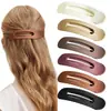 Presilha Grande para Franja Amazon, Presilha Bico de Pato Macaron Fashion, Presilha Lateral para Maquiagem Sem Marcas, Presilha de Cabelo Transparente para Fios Soltos