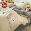 Lençóis de cama e capas de edredom 100% algodão puro personalizados conjunto de três peças capa de edredom 100% algodão único 150x200x230 conjunto de quatro peças para dormitório estudantil