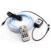 Máquina de modificación de coche cubierta barra de luz tipo rejilla pasante Luz de circulación diurna led hueco luz decorativa color mágico súper brillante calcomanía