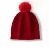 Nuevo Gorro de Cachemir 2025 para Mujer, Nuevo Gorro Tejido Grueso de Punto Hueco para Otoño e Invierno, Protección Auditiva Cálida, Comercio Exterior