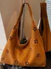 Bolso de Nuevo Estilo para Mujer, Bolso de Hombro Casual Calado, Bolso de Axila para el Trabajo y los Viajes de las Mujeres, Bolso Tote Literario, Moderno