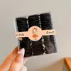 Coloridos pasadores de pelo de pulgar estilo coreano para niños y niñas, lindas diademas, dulces cordones para el pelo de niños, gomas elásticas de alta elasticidad, accesorios para el pelo