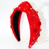 Diadema con Letras Xo del Día de San Valentín de Fábrica, Accesorio para el Cabello de Tela Anudada con Pedrería en Forma de Corazón, Exclusivamente para Ventas Transfronterizas