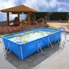 Piscina Piscina para Adultos Piscina con Soporte Grande Piscina para Niños Red con Pinza Piscina de Peces Mascota