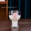 Estilo Ins Dibujo Animado Lindo Vaso de Vidrio para Leche Femenino Lindo Vaso para Jugos Vaso para Bebidas Frías Vaso de Cerveza para el Hogar