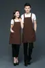 Avental para Mulheres com Impressão de Logotipo Personalizado, Moda para Casa Cozinha Catering Chá de Leite Hot Pot Restaurante Roupa de Trabalho Avental para Homens Sem