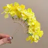 Pasador de Tela Flor Estrellada 2026 Nuevo Estilo Estilo Bosque Dulce y Fresco Pasador Nicho Accesorio para el Cabello de Alta Gama para Mujeres