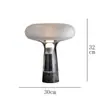 Lámpara de mesa para dormitorio, diseño nórdico simple y moderno, lámpara de noche decorativa de mármol de alta gama para hotel y casa de huéspedes
