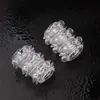 Anel Penis Masculino Transparente de Borracha Macia, Discreto, Usável, com Espinhos, Anel para Retardar a Ejaculação, Anel de Barreira do Prepúcio