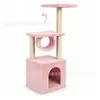 Árvore para gatos de comércio exterior drop shipping túnel pequeno para gatos arranhador para gatos árvore para gatos integrada arranhador totalmente sisal durável cama para gatos fechada
