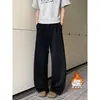 2026 HK26243 Plus Veludo Interno Hua Mian Super Macio Calça de Perna Curva M-5XL HK26949-Especial P31