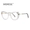 Gafas de Moda Anti Luz Azul 2274 Original Progresivas Color Tr90 Montura Óptica Lujo Accesible Elegante Moderna Dama Espejo Plano