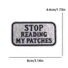 Parches Bordados Tianyino Letras Populares Bordado con Lentejuelas Parches Redondos y Cuadrados Insignias para Bolsos y Ropa