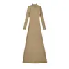 Vestido de Punto para Mujer para Finales de Otoño y Principios de Invierno, Nuevo Estilo Otoño e Invierno 2024 con Abrigo y Suéter Falda Larga