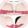 Populares ombreiras de silicone, antiderrapantes, sem costura, para ombros estreitos e ombros em ângulo reto, uma almofada adesiva mágica, aumentada e espessada, silicone que não sai
