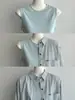 Chaleco Blanco de Tirantes sin Mangas con Cuello Redondo para Mujer, Verano Ajustado Elástico Versátil Camisola Base de Algodón