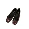 Zapatos Planos Estilo Coreano, Zapatos Bajos de Punta Cuadrada, Zapatos Individuales Cómodos de Lunares con Lazo, Zapatos de Ballet, Elegantes Zapatos de Princesa, Zapatos de Corte Bajo para Mujer