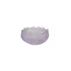 Portavelas Creativo de Vidrio de Colores con Forma de Flor de Loto, Adorno Decorativo Romántico con Luz de Vela, Portavelas de Mantequilla, Base de Loto