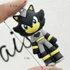 Llavero de Sonic de Dibujos Animados Super Sonic Figura 3D Colgante Pequeño Llavero de Coche Pequeño Regalo sonic